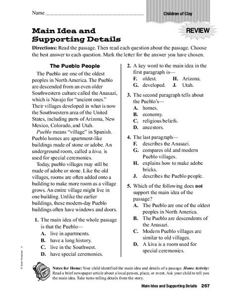 5Th Grade Main Idea And Supporting Details Worksheets Pdf photo 5Th Grade Main Idea And Supporting Details Worksheets Pdf