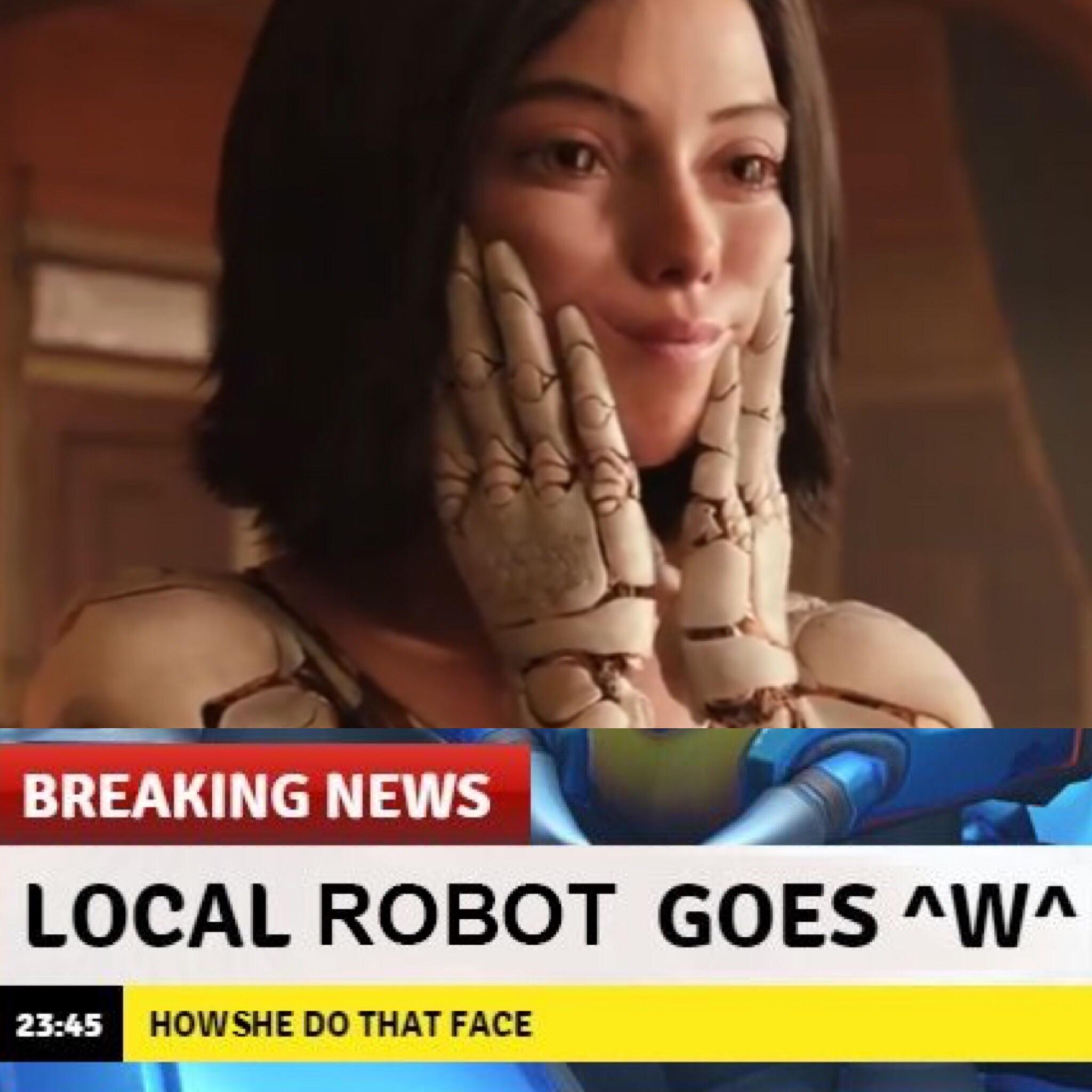 photo Alita Battle Angel Eyes Meme