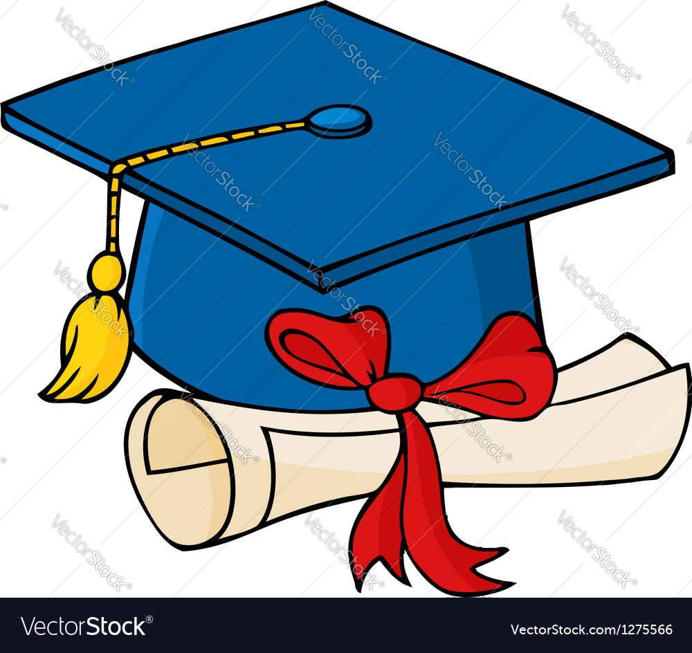 pix Animated Blue Graduation Cap