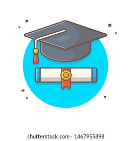 pic Animated Blue Graduation Cap