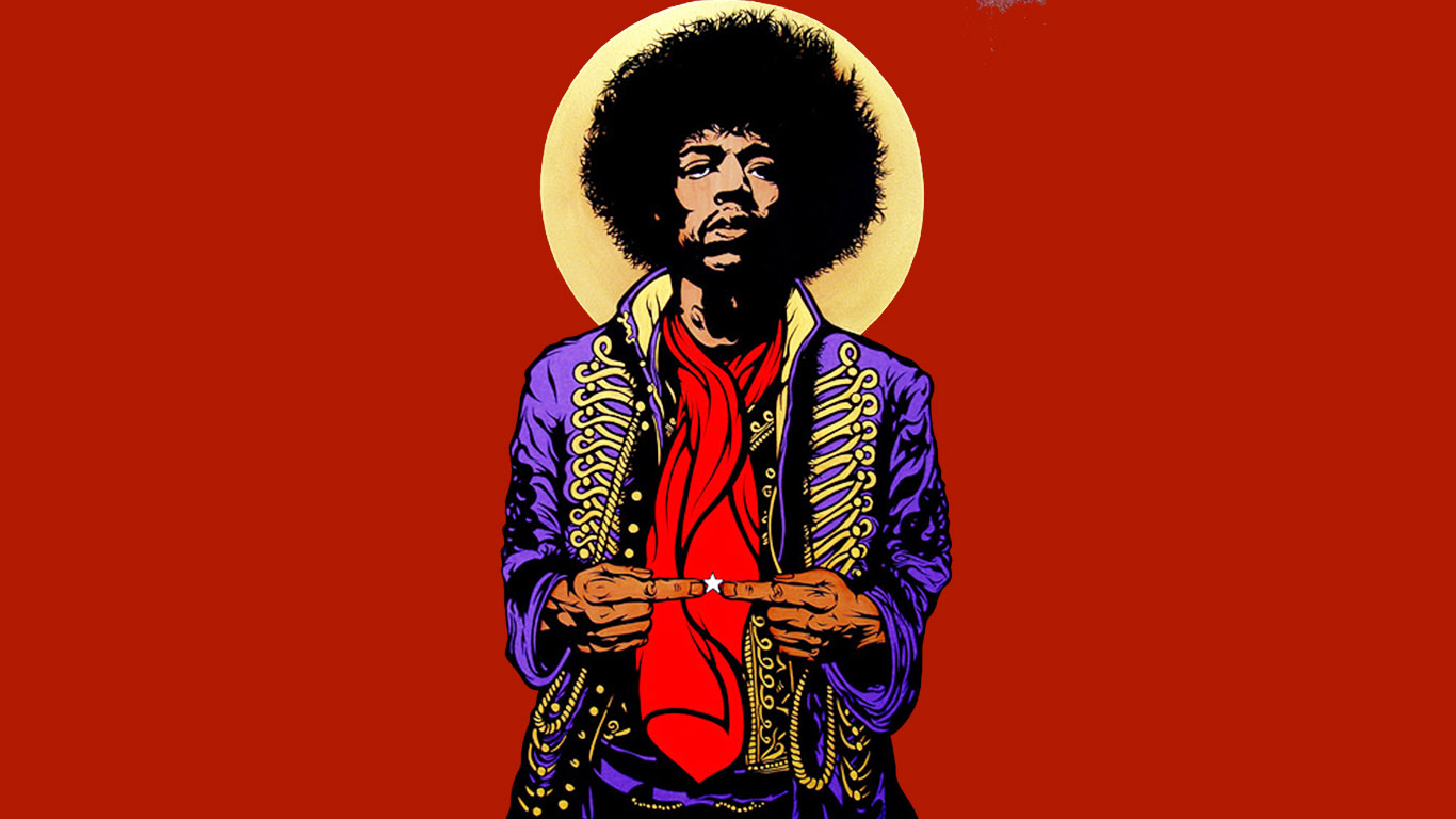 pic Art Jimi Hendrix Wallpaper