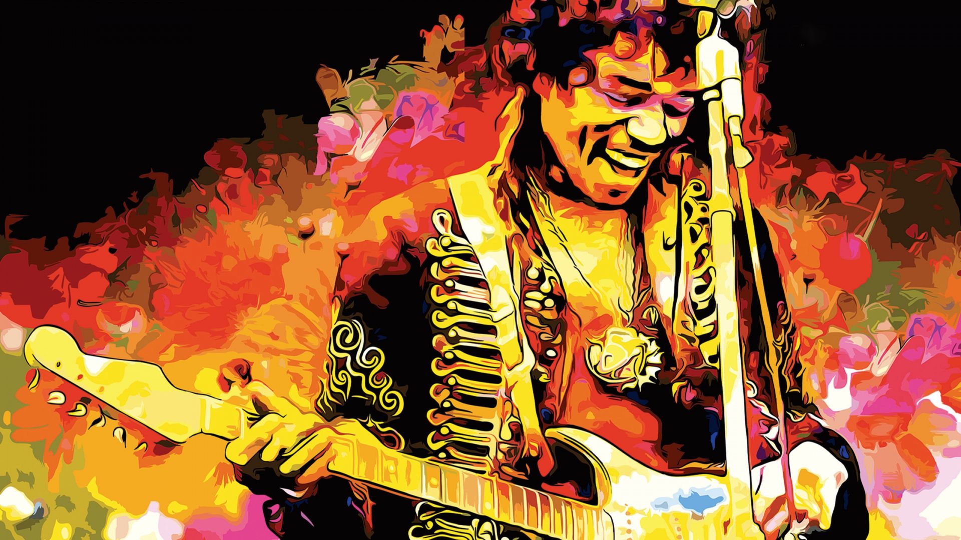 photo Art Jimi Hendrix Wallpaper