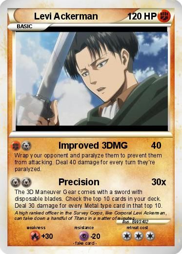 Featured image of post Attack On Titan Levi Pokemon