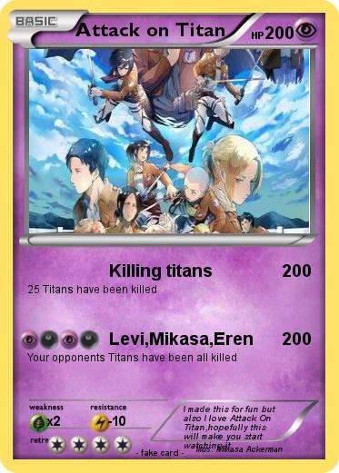 Featured image of post Attack On Titan Pokemon Cards