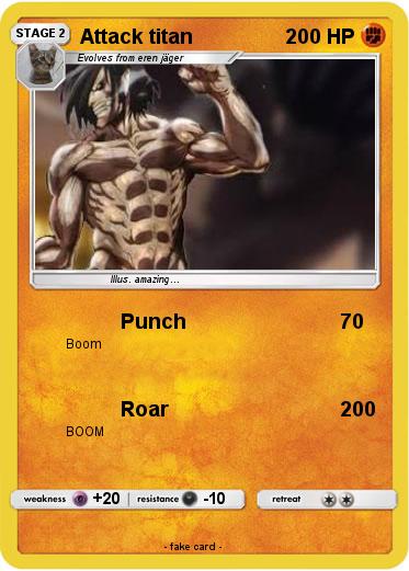 images Attack On Titan Pokemon Cards