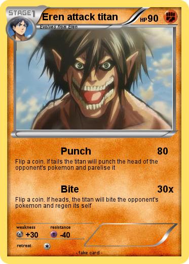 pic Attack On Titan Pokemon Cards