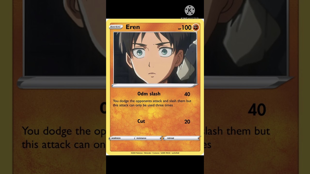 wallpapers Attack On Titan Pokemon Cards