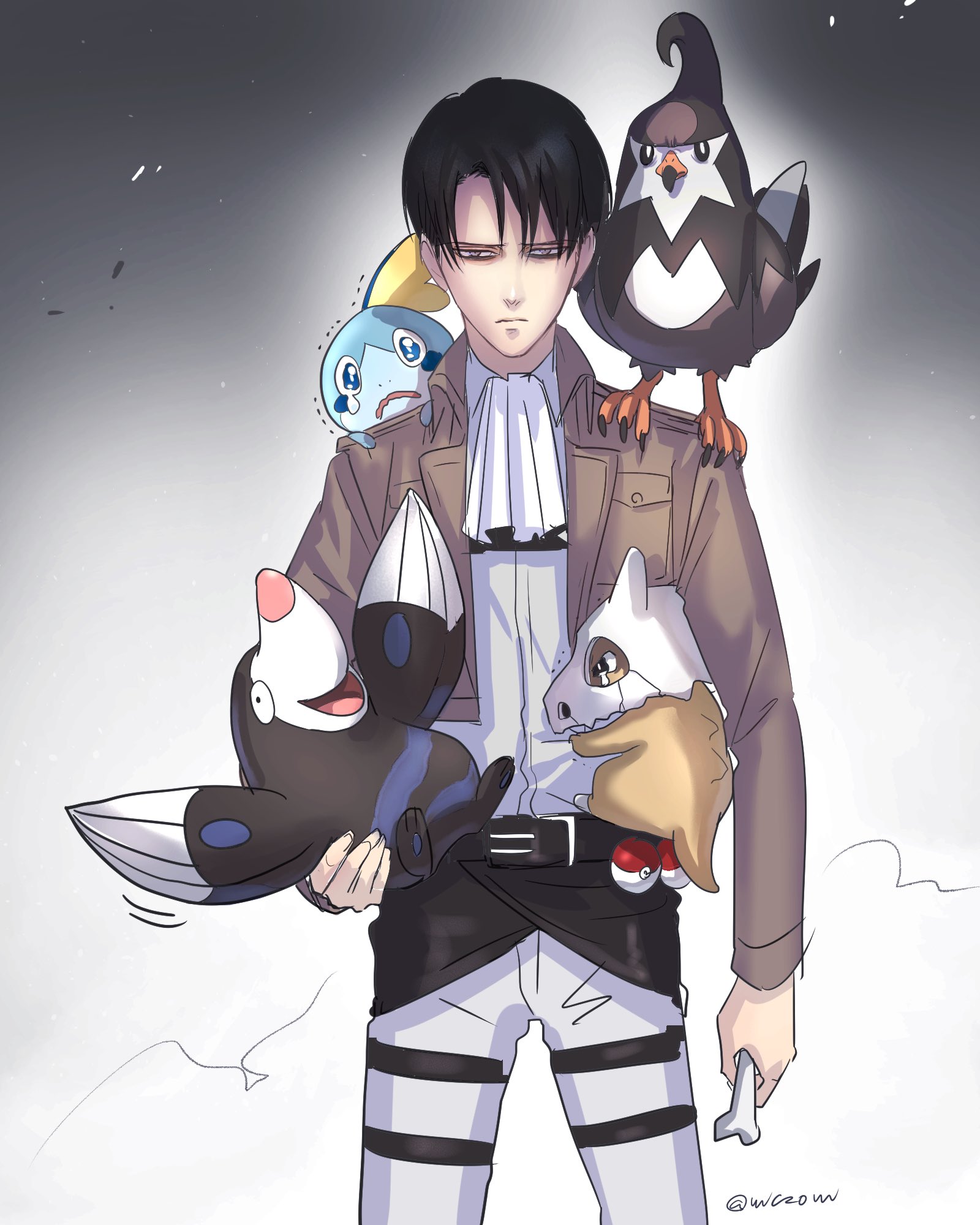 images Attack On Titan Pokemon Crossover