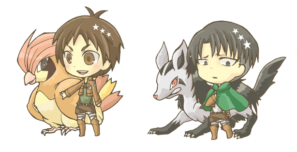 photo Attack On Titan Pokemon Crossover