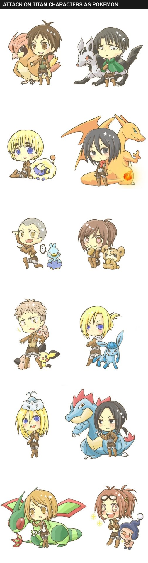 Attack On Titan Pokemon Teams pics Attack On Titan Pokemon Teams
