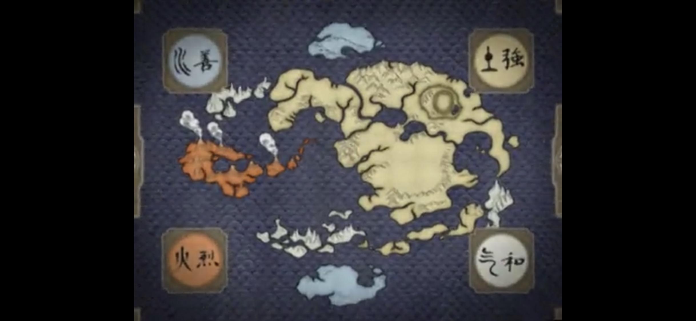 images Avatar Map Northern Air Temple