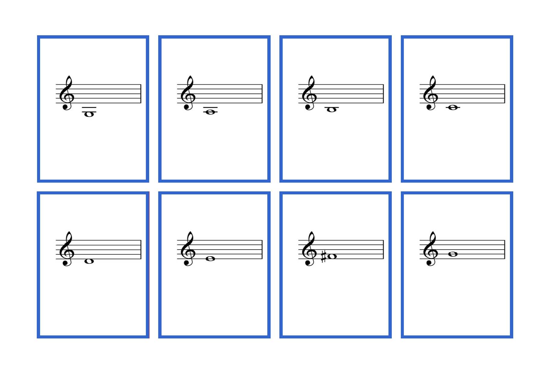 images Beginner Music Note Flashcards