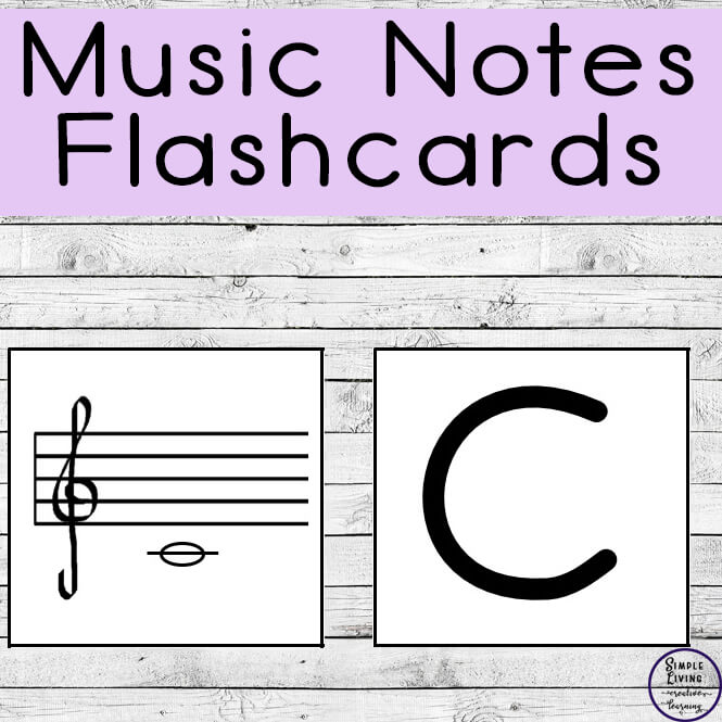 picture Beginner Music Note Flashcards
