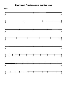 Blank Fraction Number Line Printable pix Blank Fraction Number Line Printable