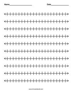 Blank Number Line Printable Free wallpapers Blank Number Line Printable Free