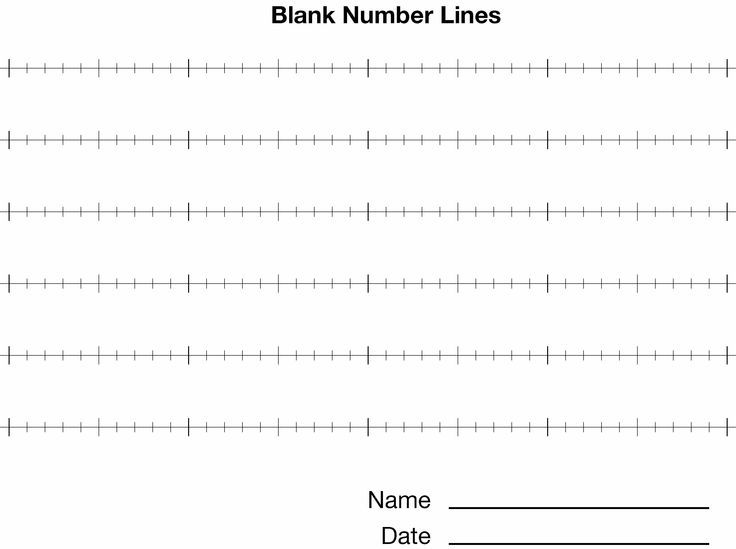 images Blank Number Line Printable Pdf