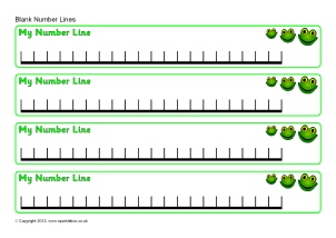 pix Blank Number Line To 20 Printable