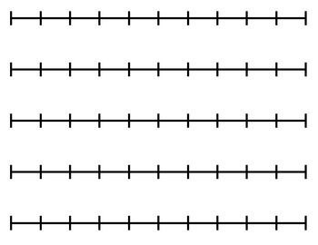 picture Blank Number Line To 20 Printable