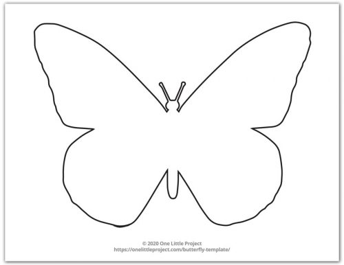 images Butterfly Template To Print