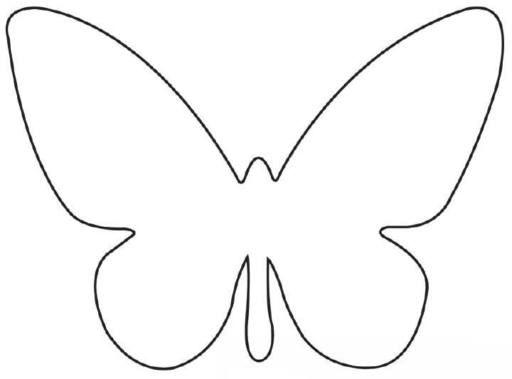 pic Butterfly Template To Print