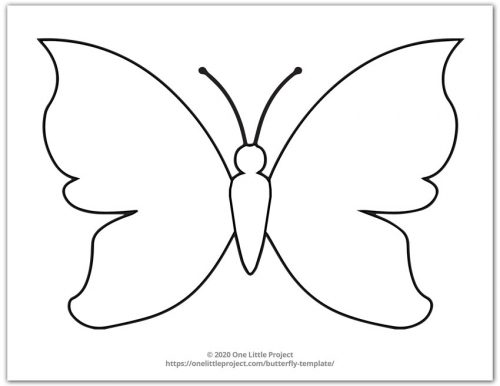 images Butterfly Template To Print