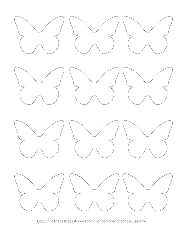 photo Butterfly Template To Print