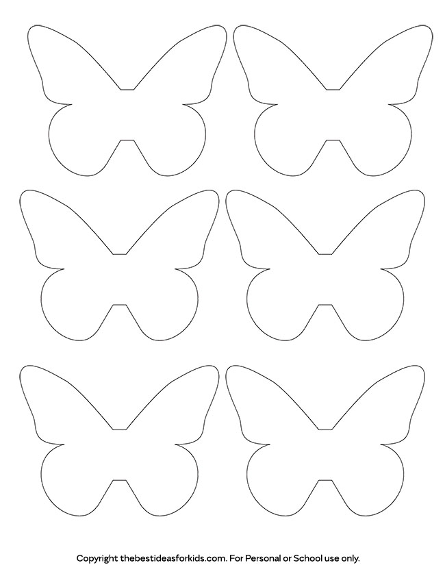 picture Butterfly Template To Print