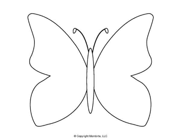 photo Butterfly Template To Print
