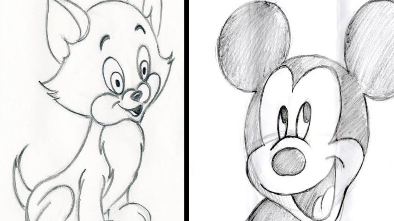 Featured image of post Cartoon Pencil Cool Easy Drawings