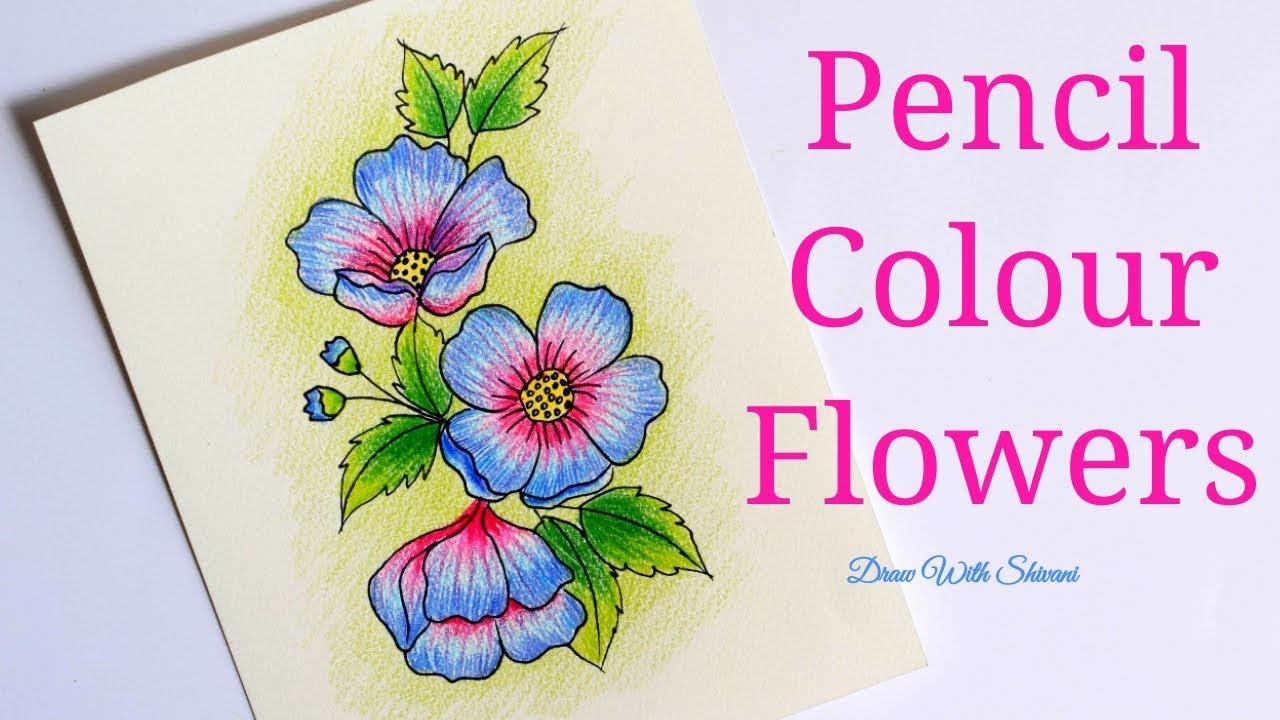 Featured image of post Color Pencil Drawing Flowers Easy