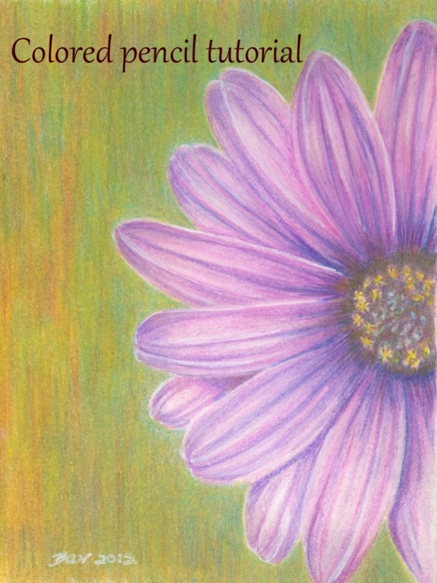 wallpapers Color Pencil Drawing Flowers Easy
