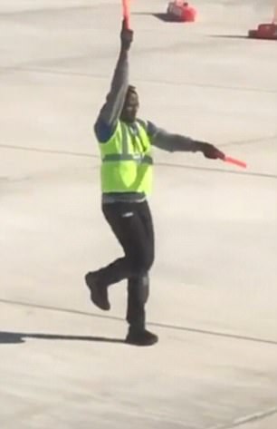 picture Dancing Air Traffic Controller Gif