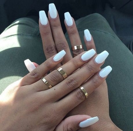 picture Fake Nail Ideas White