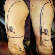 picture Fishing Rod Tattoo Forearm