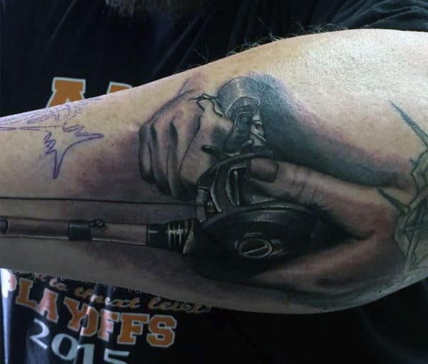 pic Fishing Rod Tattoo Forearm