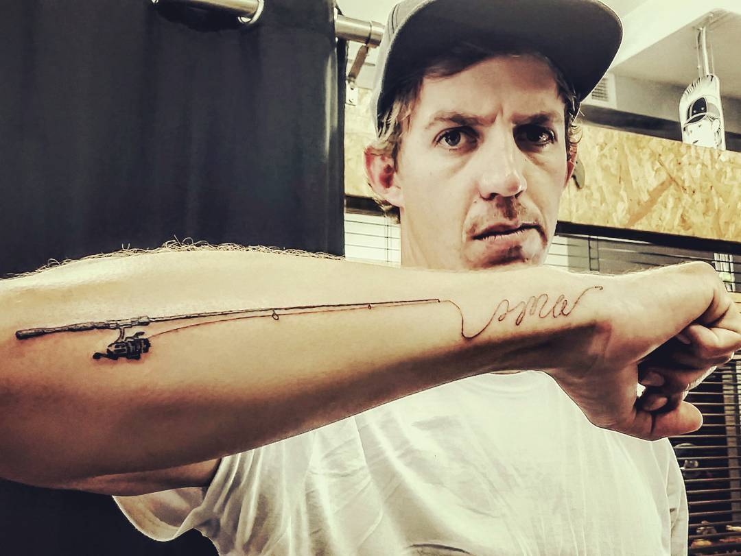 pics Fishing Rod Tattoo Forearm