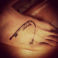 Fishing Rod Tattoo Small photo Fishing Rod Tattoo Small