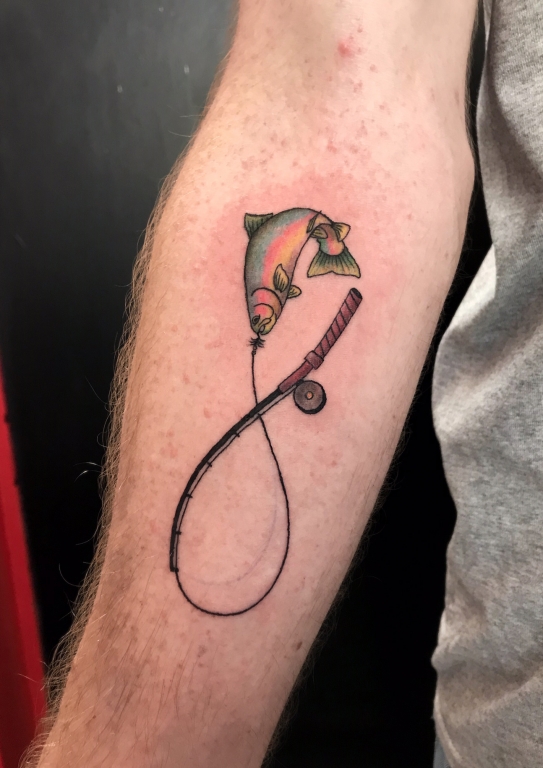 Fishing Rod Tattoo Small pics Fishing Rod Tattoo Small