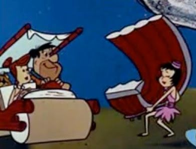 photo Fred Flintstone Car With Ribs