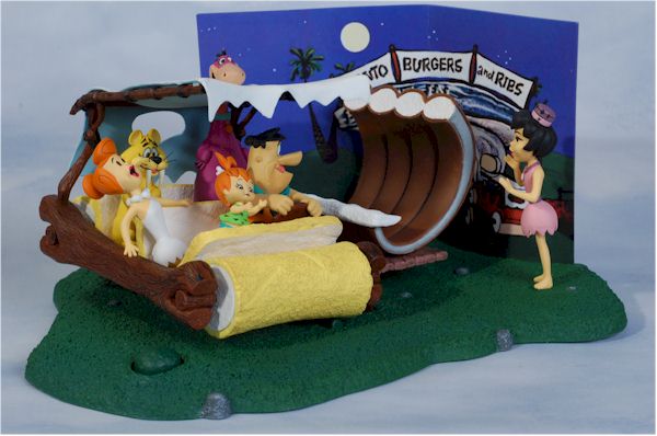 pix Fred Flintstone Car With Ribs