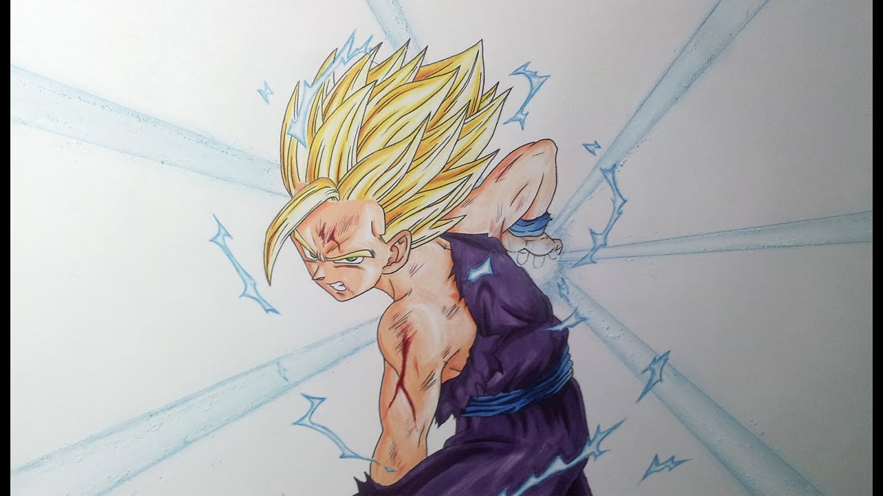 How To Draw Gohan Super Saiyan 2 pic How To Draw Gohan Super Saiyan 2