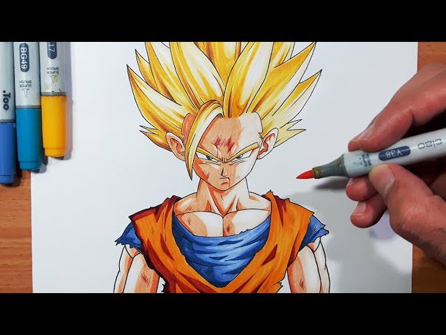 How To Draw Gohan Super Saiyan 2 pics How To Draw Gohan Super Saiyan 2