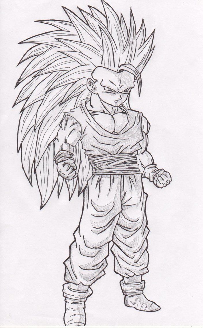 How To Draw Gohan Super Saiyan 3 images How To Draw Gohan Super Saiyan 3
