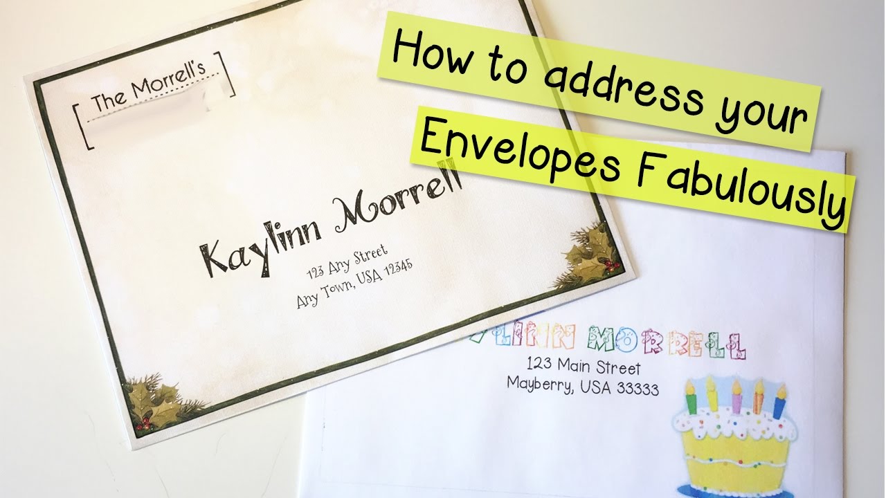 Featured image of post How To Print On Envelopes At Home
