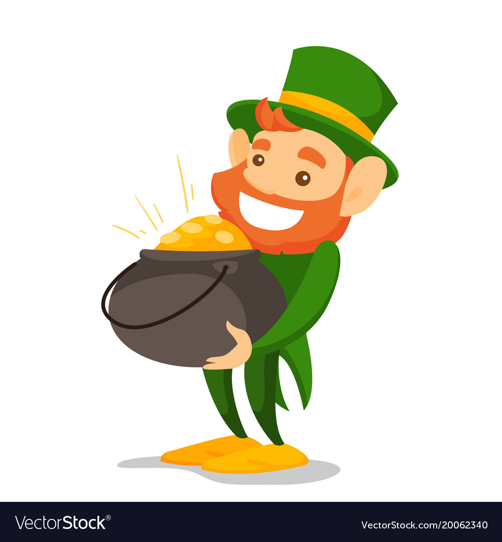 pix Leprechaun Pot Of Gold Vector
