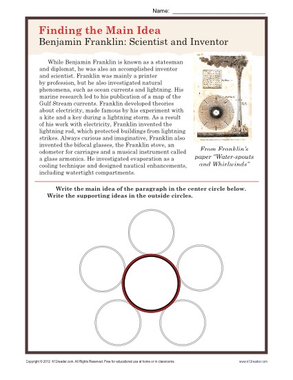 photo Main Idea And Supporting Details Worksheets Pdf 8Th Grade