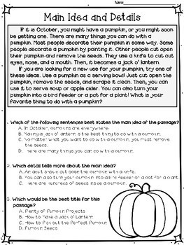 Main Idea And Supporting Details Worksheets With Answers Pdf pics Main Idea And Supporting Details Worksheets With Answers Pdf