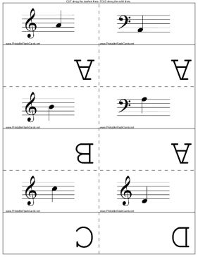 Featured image of post Music Note Flashcards Printable