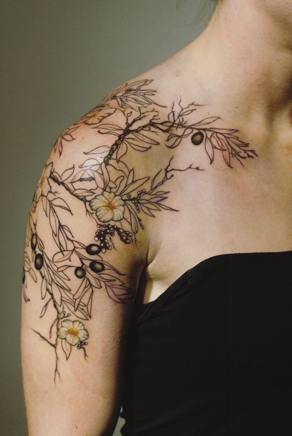 picture Olive Blossom Tattoo
