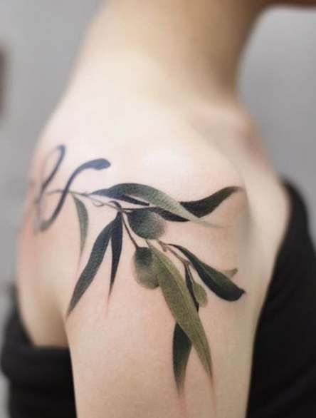 picture Olive Blossom Tattoo